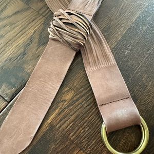 NWOT Anthropologie Leather Belt Size 1X